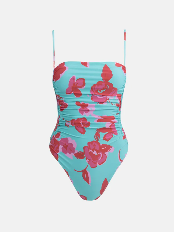 Rhythm - Inferna Floral Scrunched Side One Piece