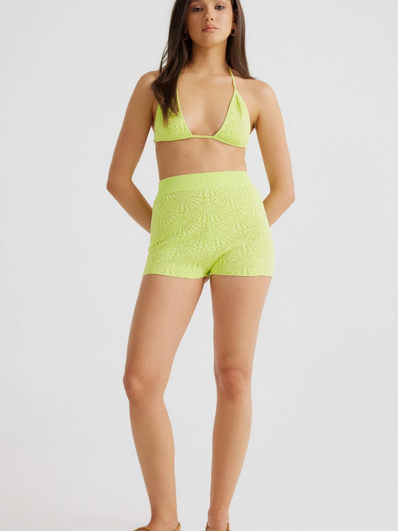 SNDYS - Josefina Short (Lime)