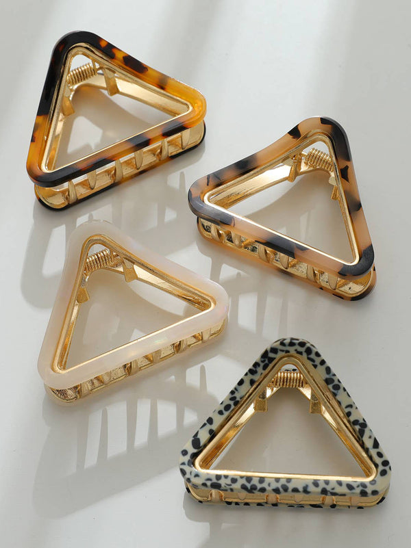 Amelie | Small Metal Triangle Eco-Friendly Claw Clip