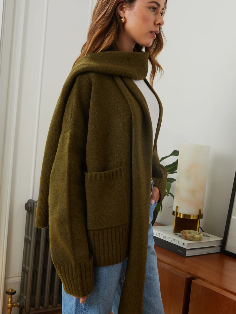 Charli London - Harper Cardigan - Army