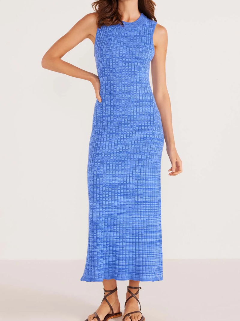 Mink Pink - HARPER RIB KNIT MIDI DRESS