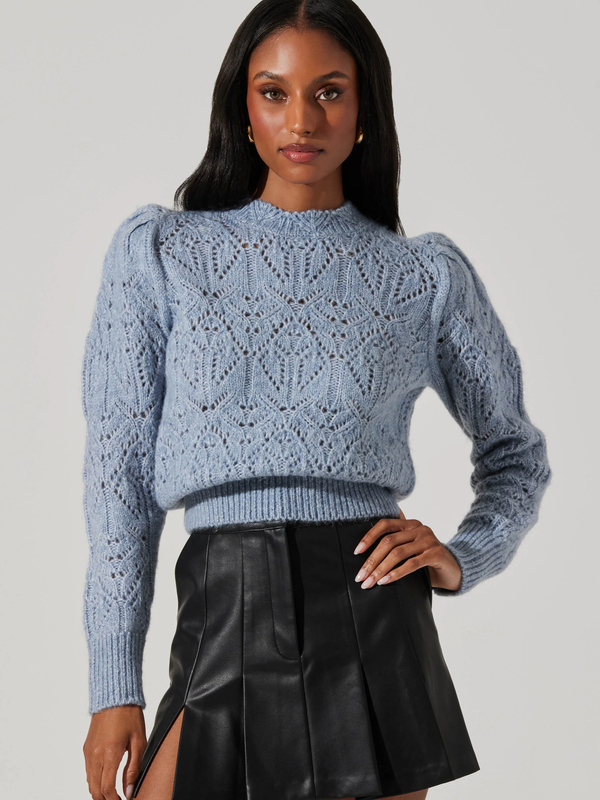 ASTR - Evy Sweater - Steel Blue