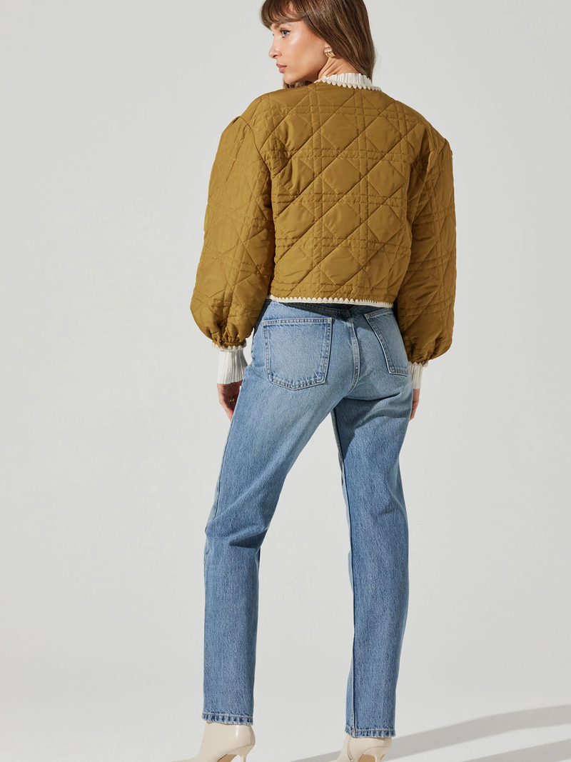 ASTR - Acacia Quilted Jacket - Ginger