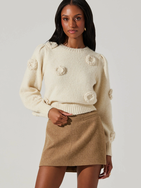 ASTR - Wilessa Sweater - Cream