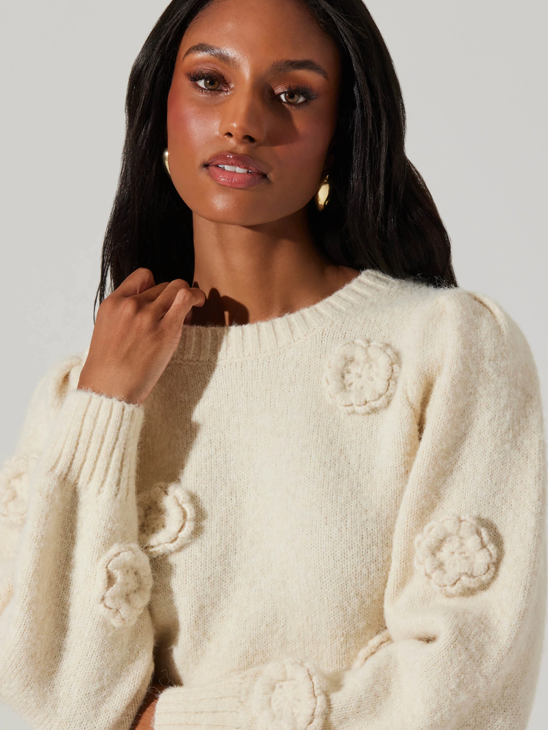 ASTR - Wilessa Sweater - Cream