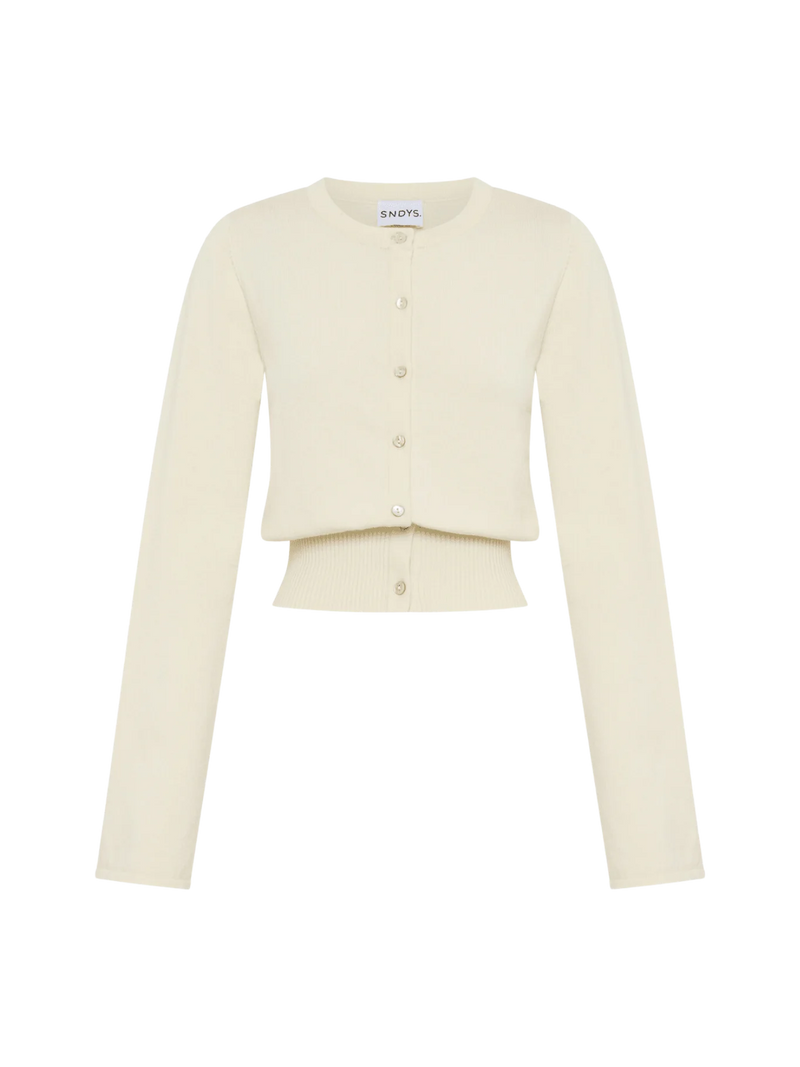 SNDYS - August Button Up Cardi - Cream