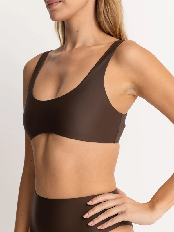 Rhythm - Classic Crop Top - Chocolate