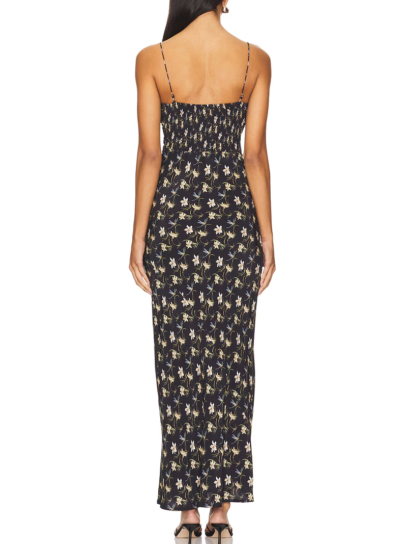 Faithfull - Clara Maxi Dress - Daffodil Micro