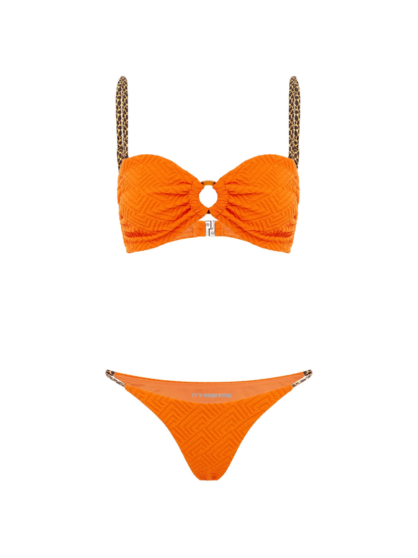 It's Now Cool - The Ring Bandeau Top Tiki