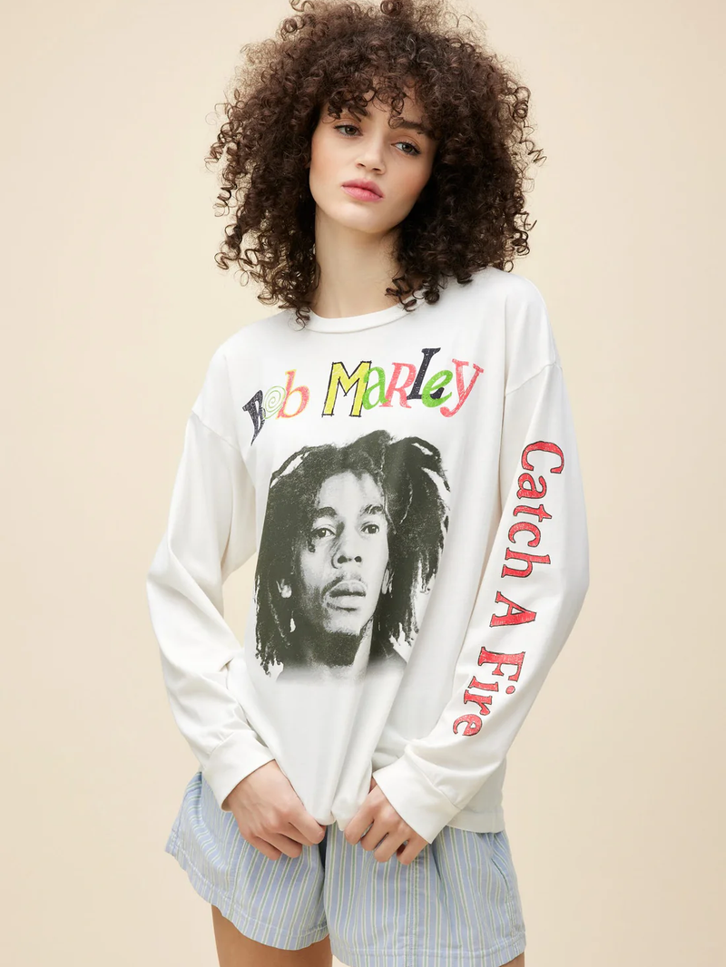 Daydreamer - BOB MARLEY Catch a Fire Relaxed Long Sleeved