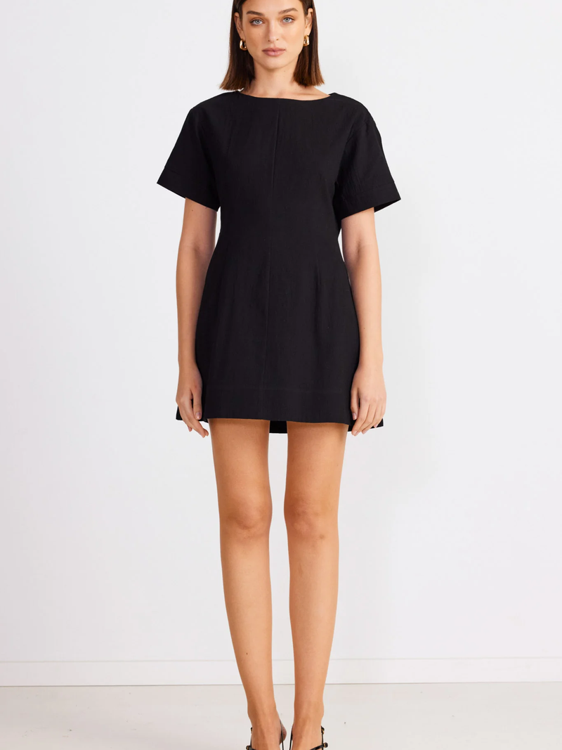 SNDYS- MILLA ULTRA MINI DRESS - BLACK