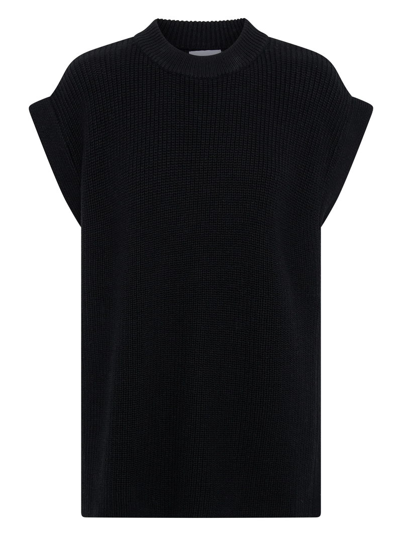 SNDYS - OAK VEST TOP - Black