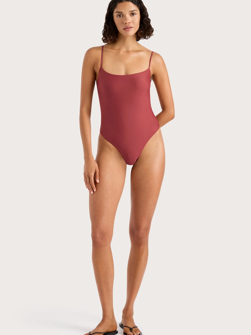 Faithfull - Cabo String One Piece - Wine