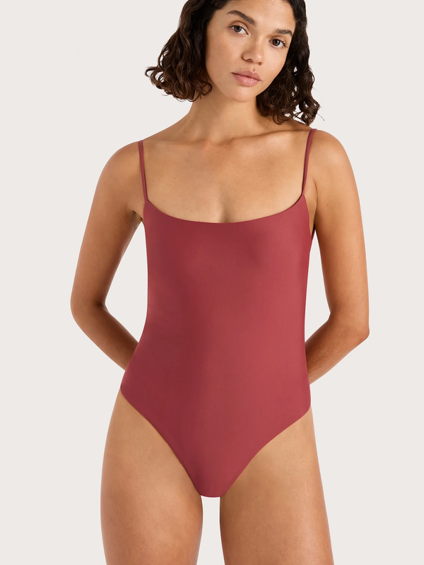 Faithfull - Cabo String One Piece - Wine