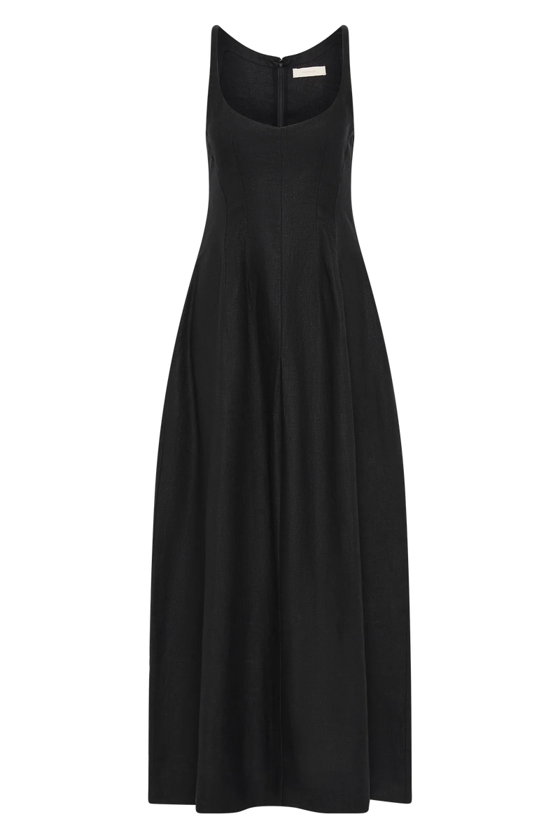 Faithfull - Sanne Midi Dress - Black