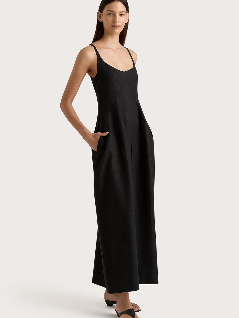 Faithfull - Sanne Midi Dress - Black