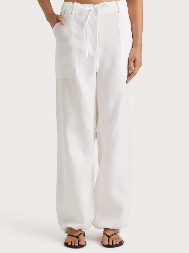 Faithfull - Geriba Pants - White Linen