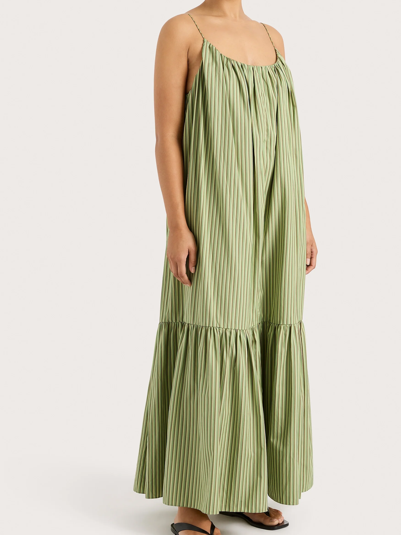 Faithfull - Elodie Maxi Dress - Green Stripe