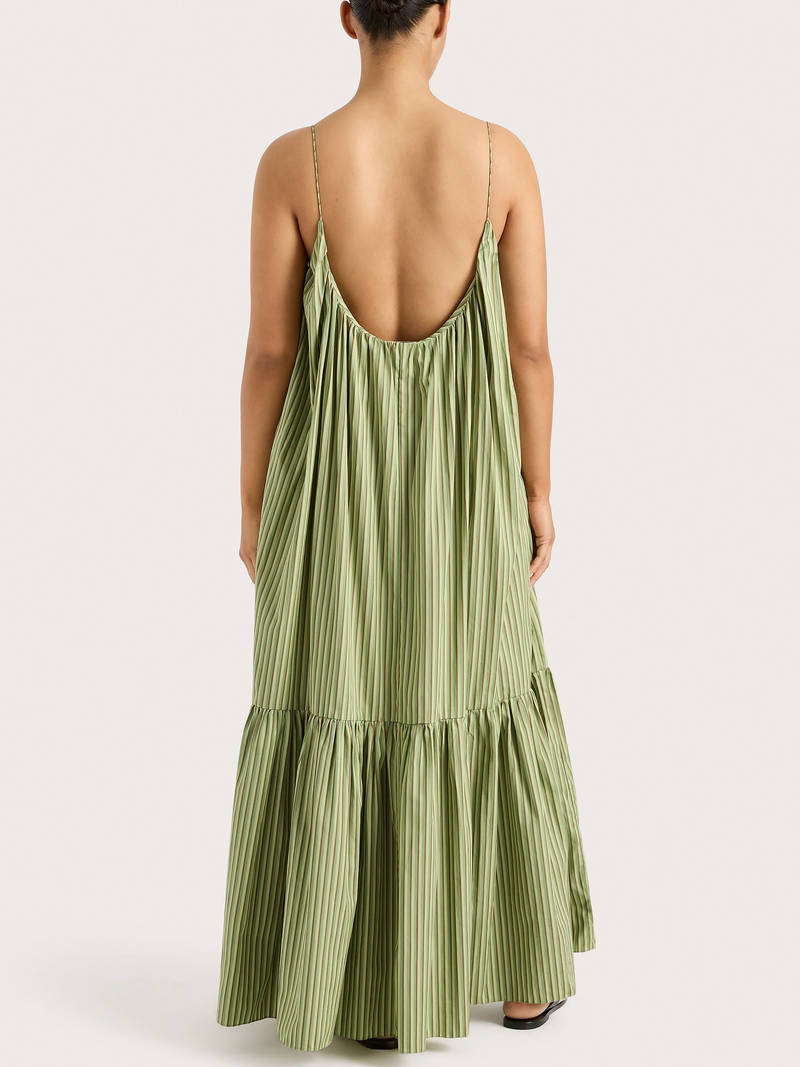 Faithfull - Elodie Maxi Dress - Green Stripe