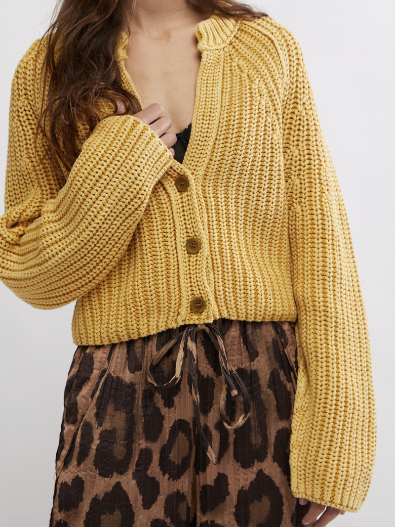 Free People - Sweet Nothing Cardi - Golden Eyes