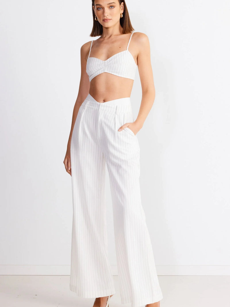 SNDYS- Zadie Pants - White