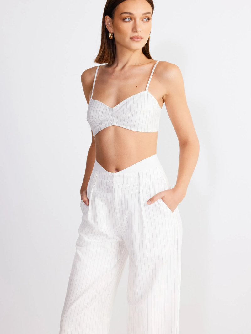 SNDYS- Zadie Pants - White