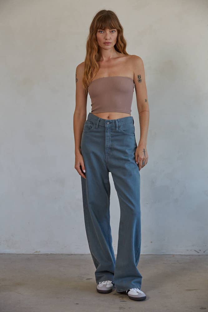 S1169N | SUN-KISSED TUBE TOP: SM / Honey