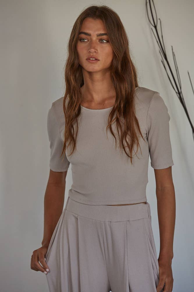 RJ3136 | THE KALI TOP: S / Light Mocha