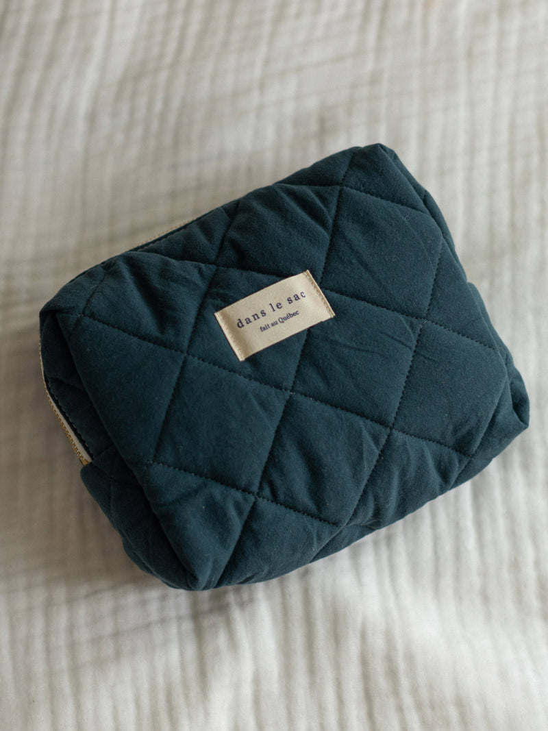 Dans Le Sac - Quilted Pouch - Lagoon