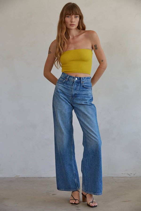 S1169N | SUN-KISSED TUBE TOP: SM / Honey