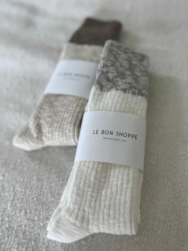 Le Bon Shoppe - Colour Block Cottage Socks