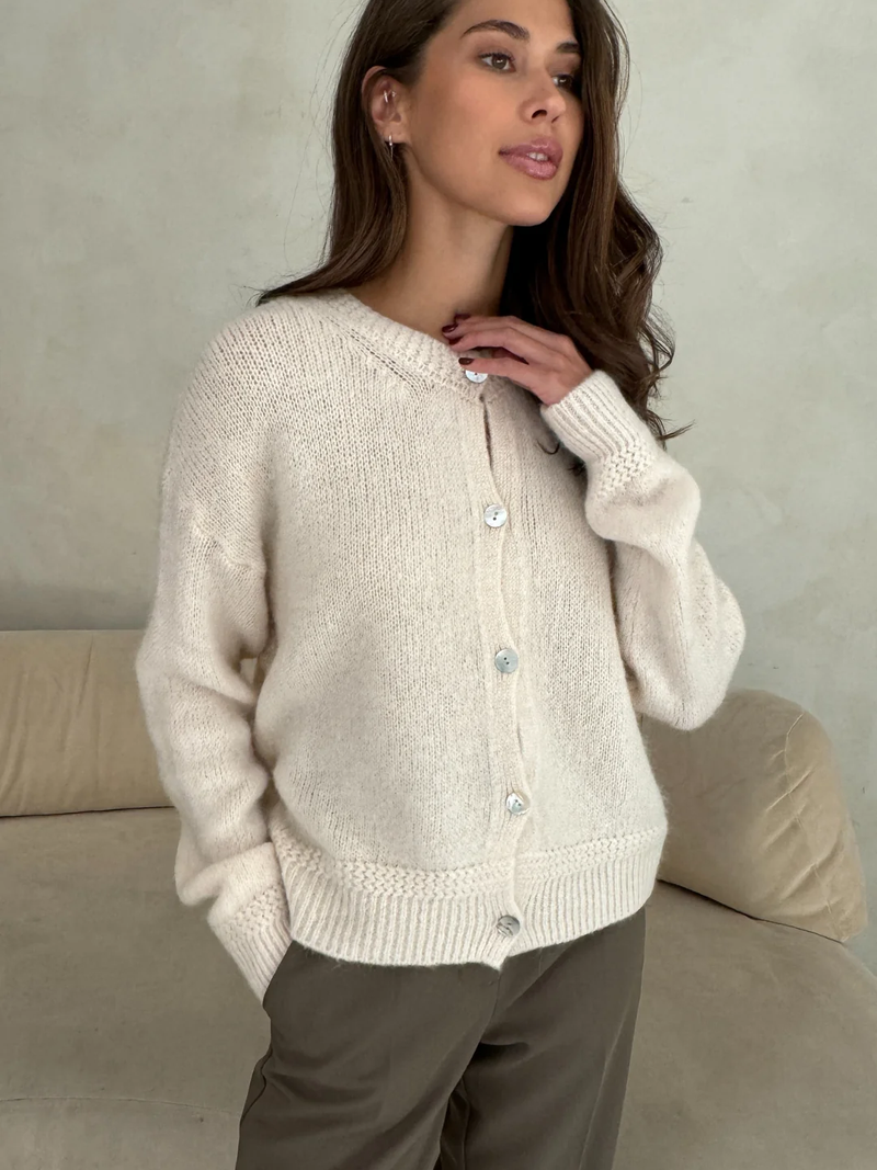 Charli London - REYNA CARDIGAN - Ivory